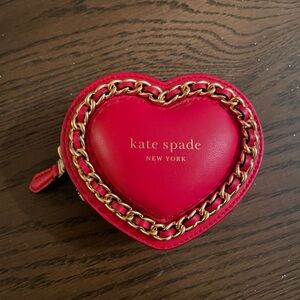 💥FLASH Moving Sale💥 NWT Kate Spade Red Heart-Shaped Coin Purse
